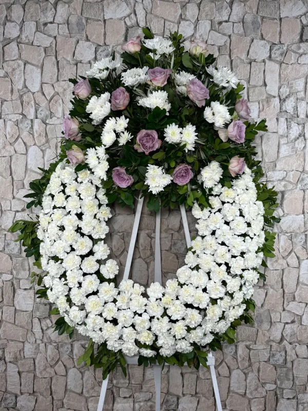 Corona de flores Los Tejos